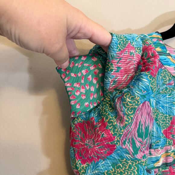 Vintage Susan Freis Floral Maxi Dress Small - Picture 6 of 8